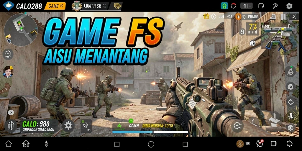 Gameplay seru CALO288 dengan aksi tembak-tembakan yang mendebarkan.