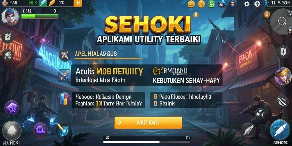 Tampilan antarmuka SEHOKI yang sederhana dan fungsional