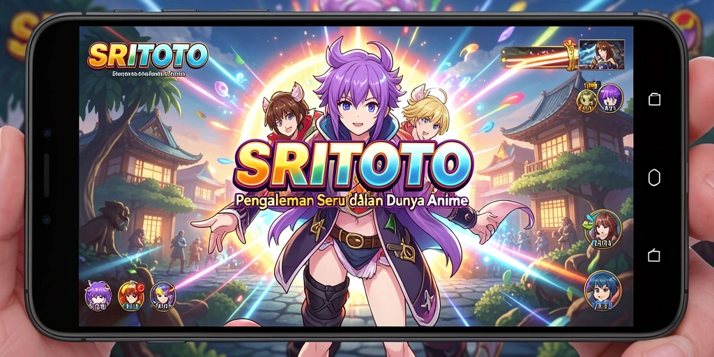 Tampilan gameplay mengesankan dari SRITOTO saat karakter bertarung.